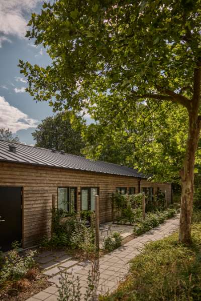 Residential facility with a special focus on sustainability featuring steel profile roofs, Kirke Værløsevej 52, 3500 Værløse, Denmark
